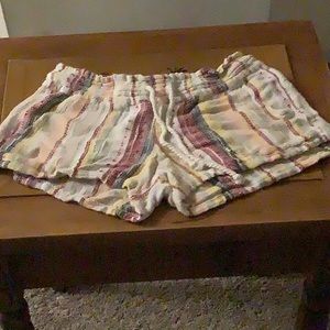 Womens beach lounge shorts size small